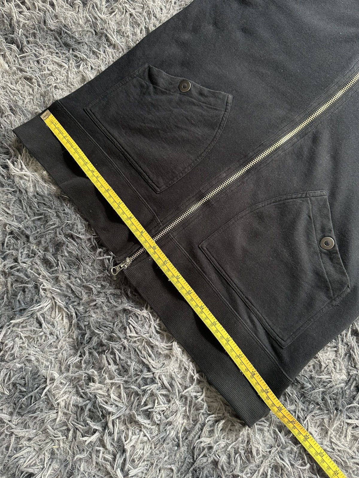 Japanese Brand 2006SS - Comme Ca Ism asymmetric zipper hoodie Size US M / EU 48-50 / 2 - 16 Thumbnail