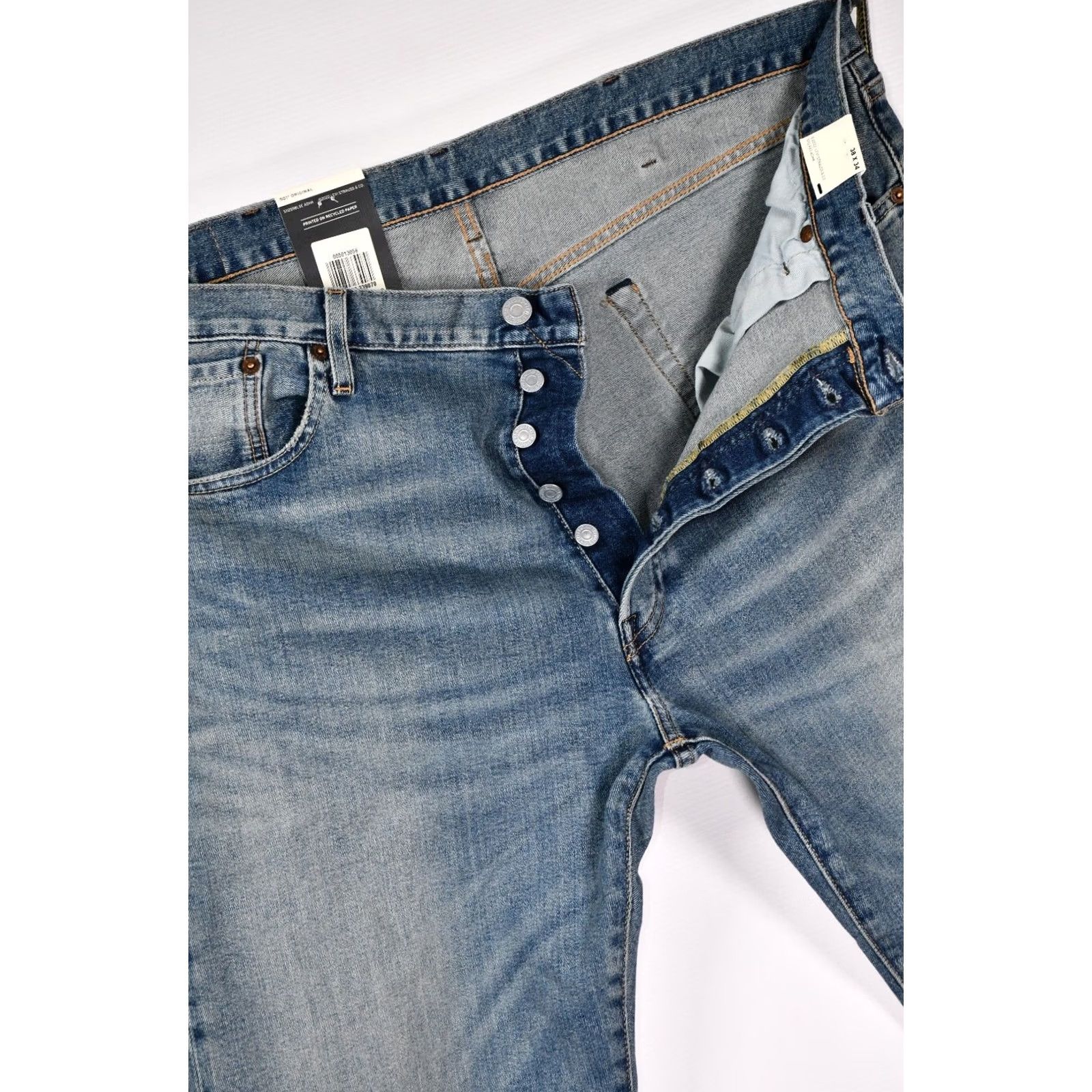 Levi's Levi's 501 Jeans Straight Leg Denim Stretch W38/L34 Men Regular Blue Vintage Not N/A 1980s Men Size US 38 / EU 54 - 6 Thumbnail