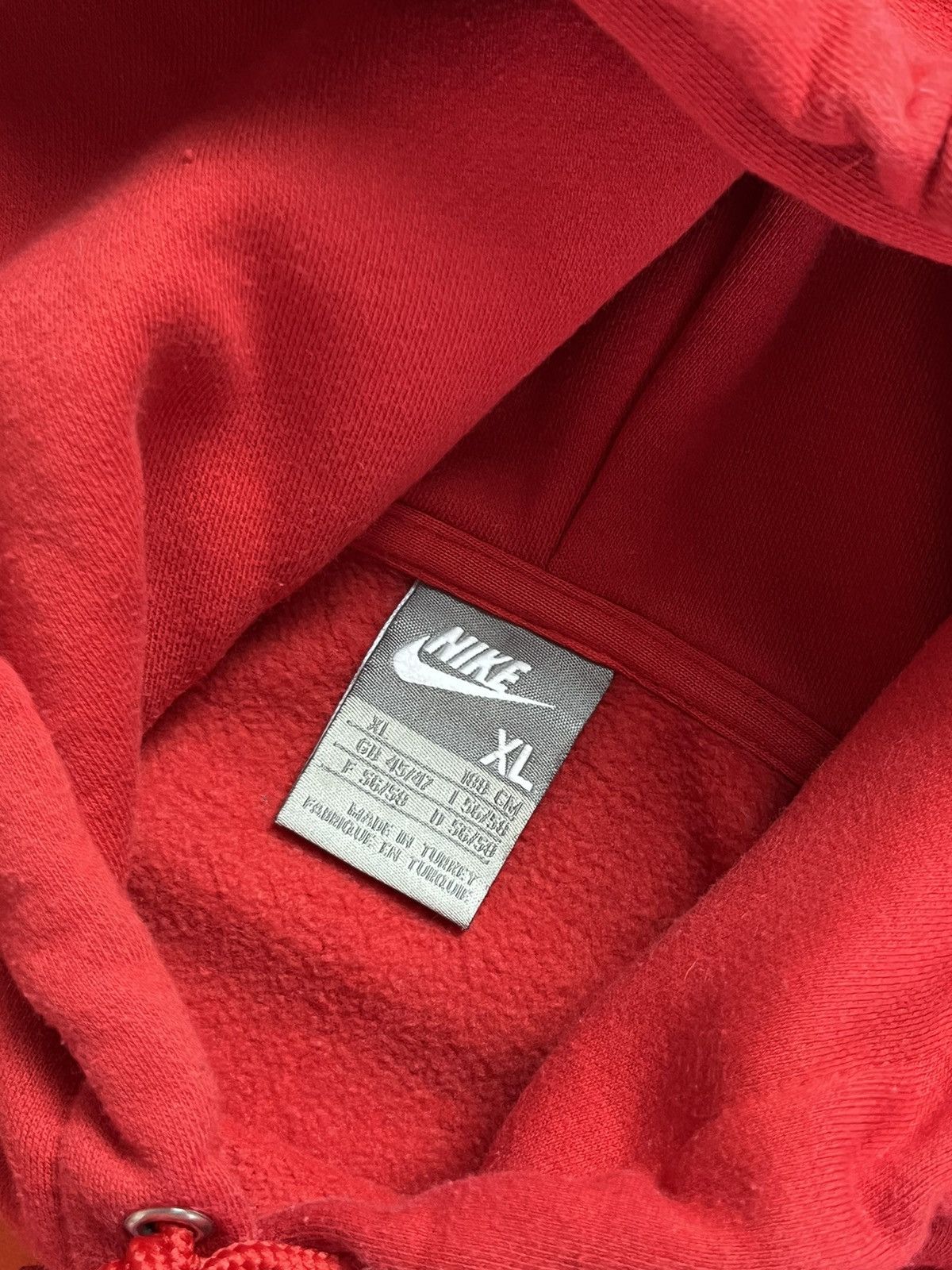 Nike × Vintage ❣️Vintage Nike Hoodie Just Do It Red Colour Size US XL / EU 56 / 4 - 5 Thumbnail