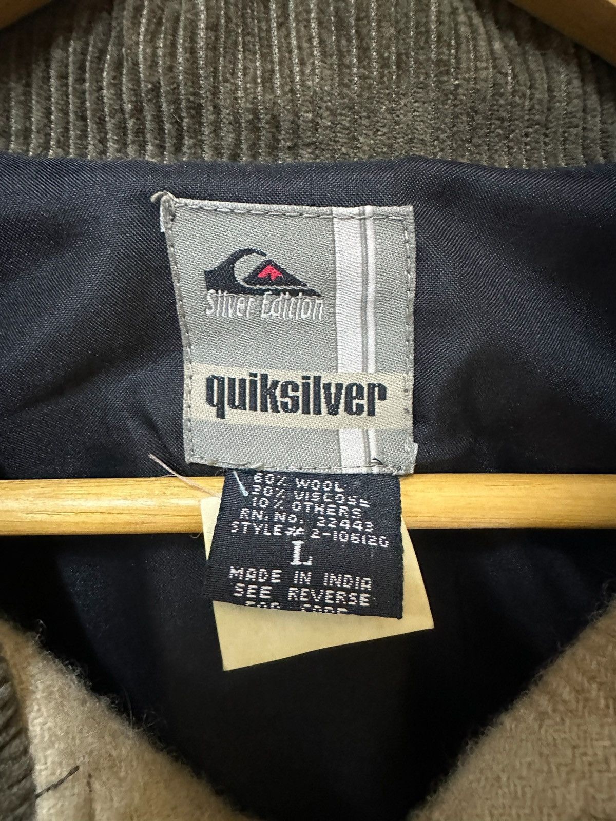 Quiksilver × Vintage 90s quiksilver silver edition wool jacket snapbutton Size US L / EU 52-54 / 3 - 5 Thumbnail