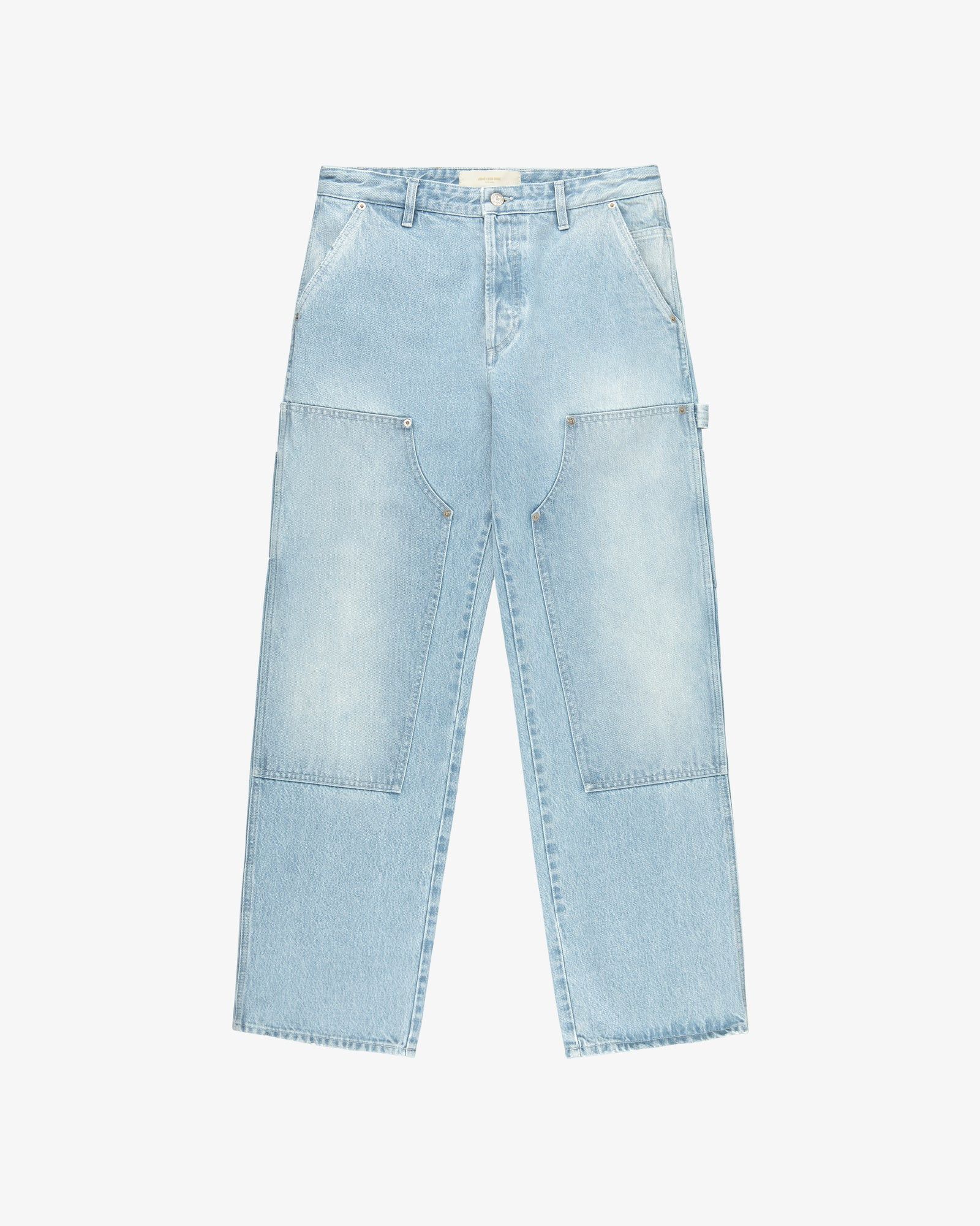 Aime Leon Dore o1mle0725 Denim Carpenter Pant in Light Wash Blue Size US 36 / EU 52 - 1 Thumbnail