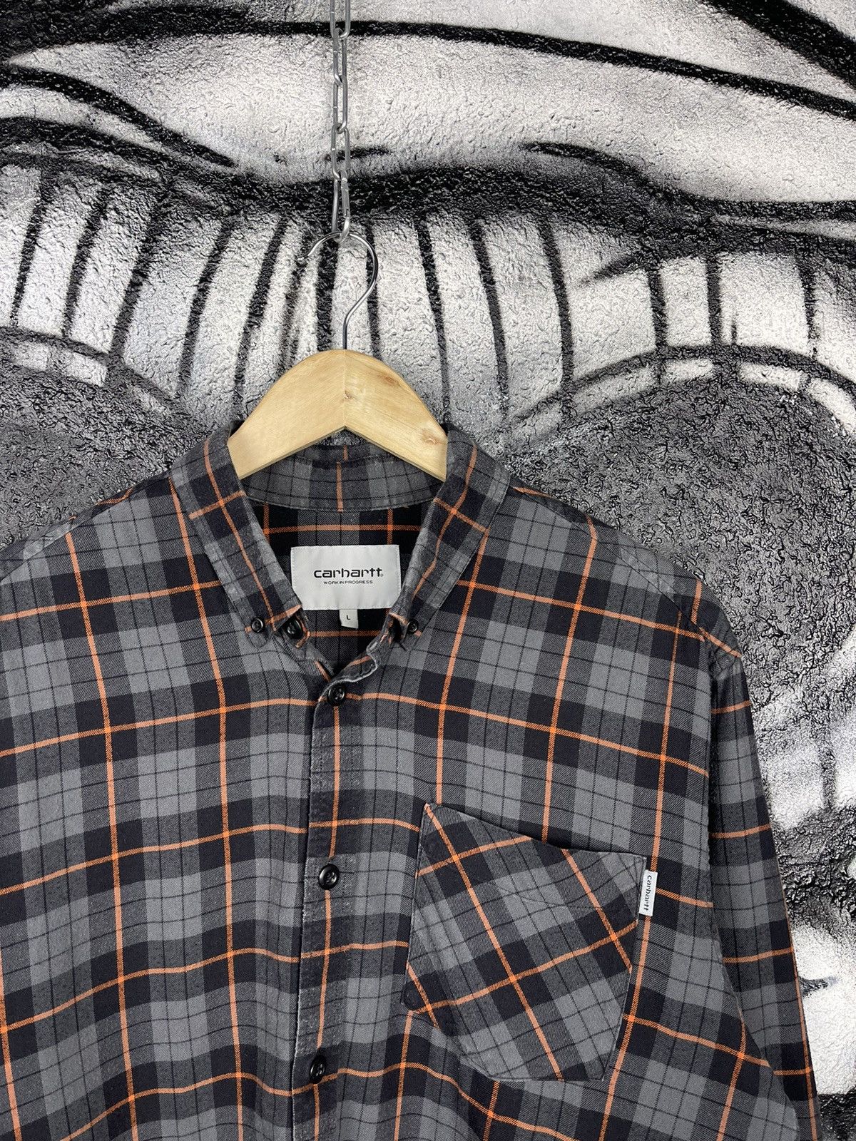 Carhartt Wip Carhartt WIP Long Sleeve Swain Shirt Plaid Flannel Men’s Size US L / EU 52-54 / 3 - 3 Thumbnail