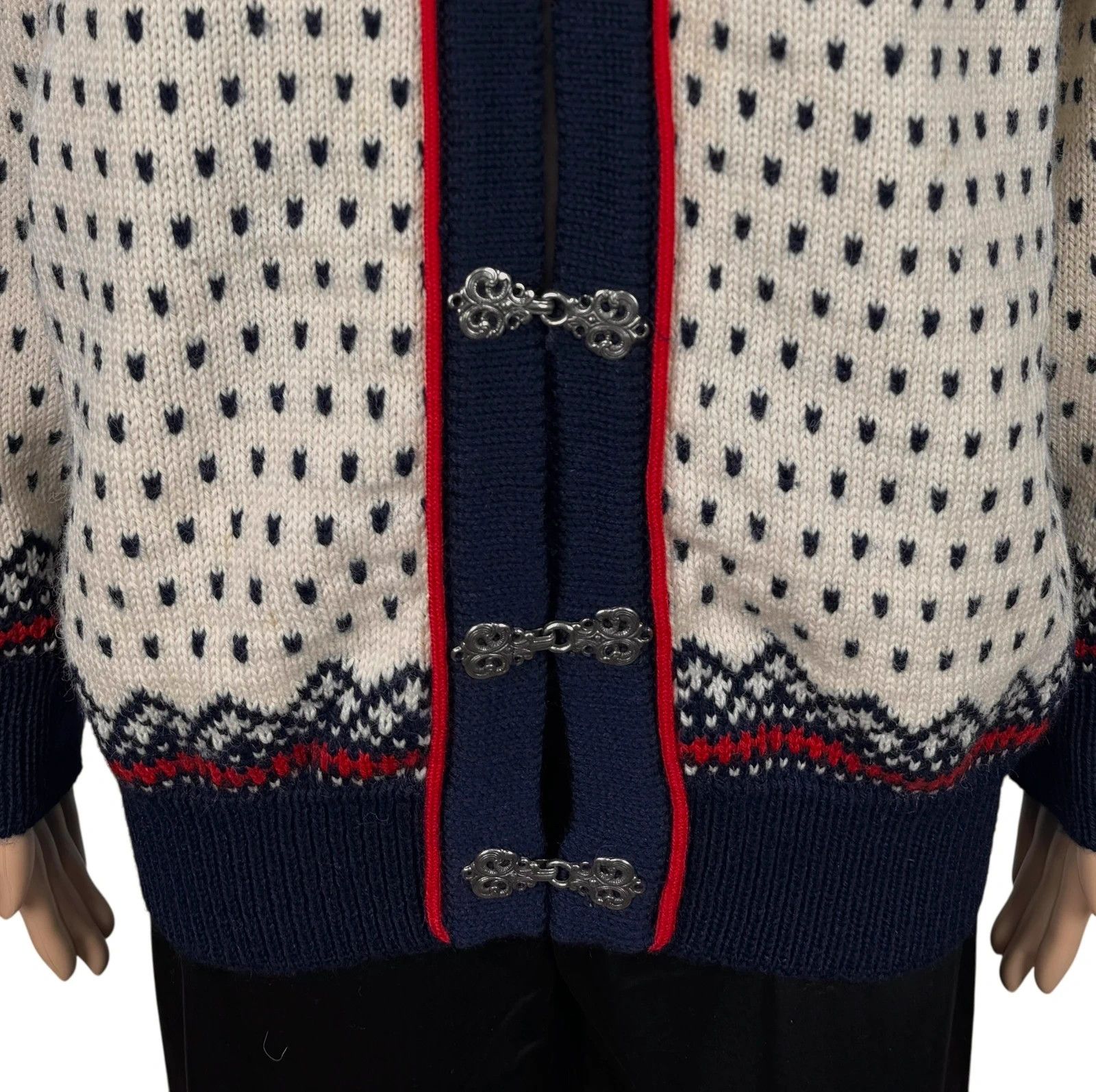 Dale Of Norway Dale Of Norway Fair Isle Handknit Cardigan Wool size L Size L / US 10 / IT 46 - 3 Thumbnail
