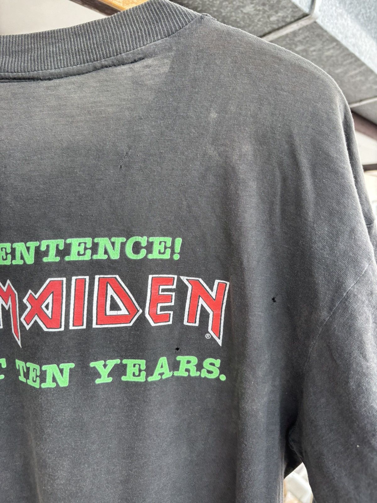 Iron Maiden Iron Maiden Deaf Sentence 1990 Size US L / EU 52-54 / 3 - 18 Thumbnail