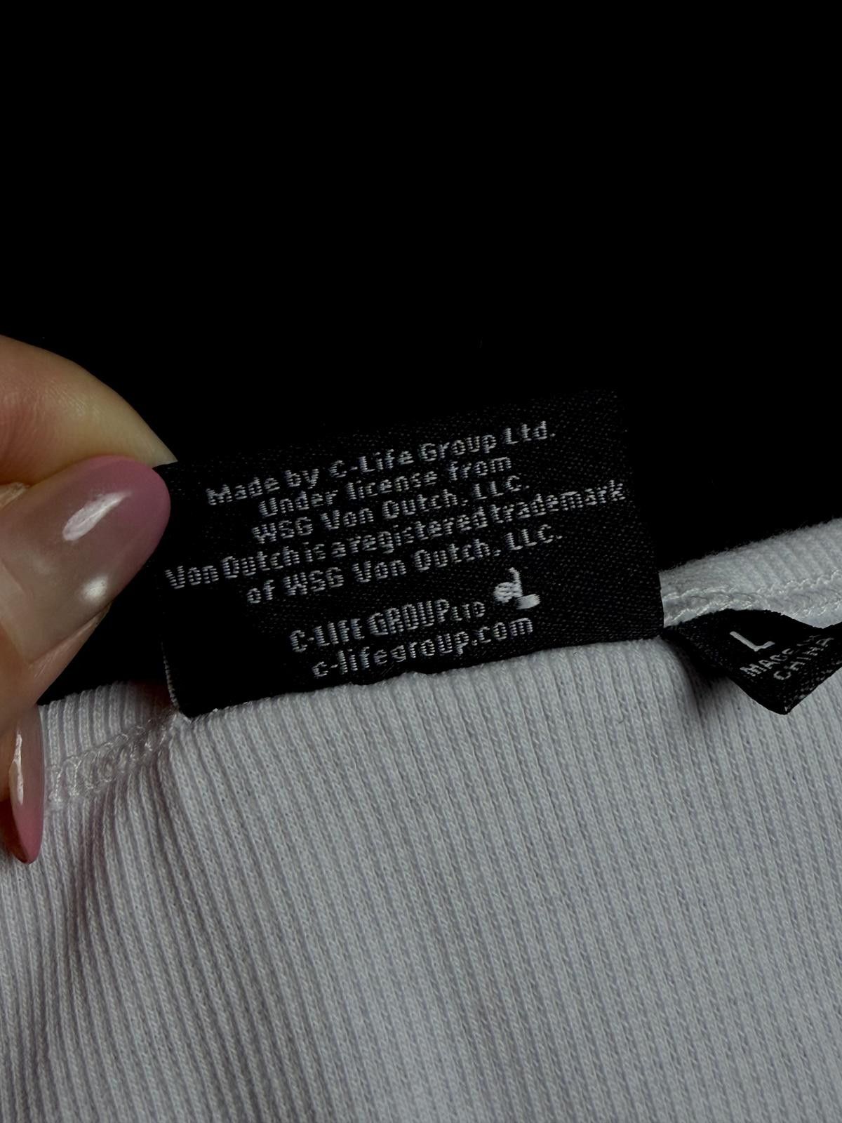 Von Dutch Y2k Von Dutch Classic Cropped White Tank Top Large Size L / US 10 / IT 46 - 3 Thumbnail