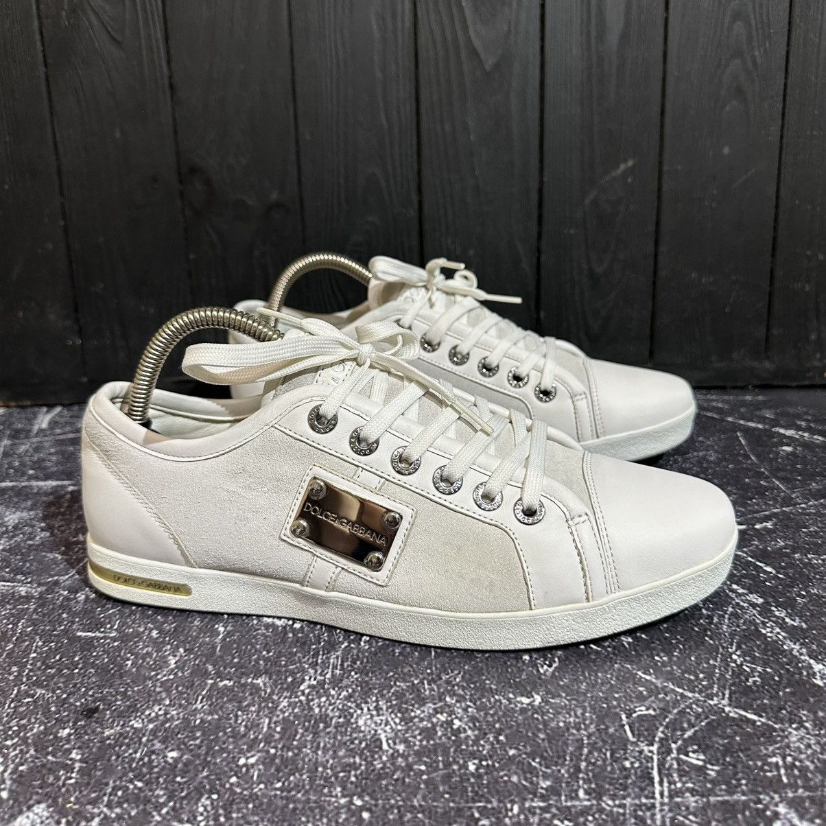 Dolce & Gabbana Dolce & Gabbana Men’s Leather Sneakers Size 6.5UK 7.5US 41EU Size US 7.5 / EU 40-41 - 2 Thumbnail