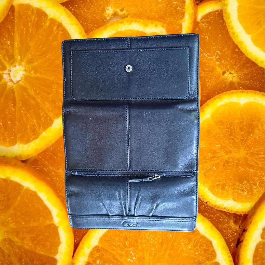 Coach Coach Trifold Leather Wallet with Credit Card Organizer Size ONE SIZE - 6 Thumbnail