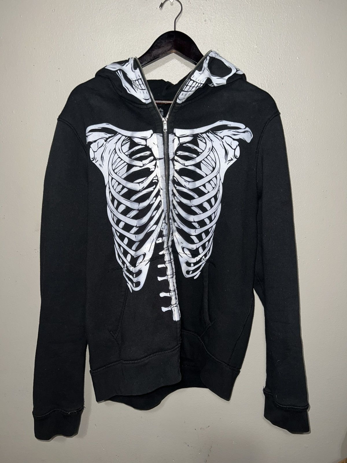 Goth Money Goth money Records skeleton full zip xl Size US XL / EU 56 / 4 - 1 Thumbnail