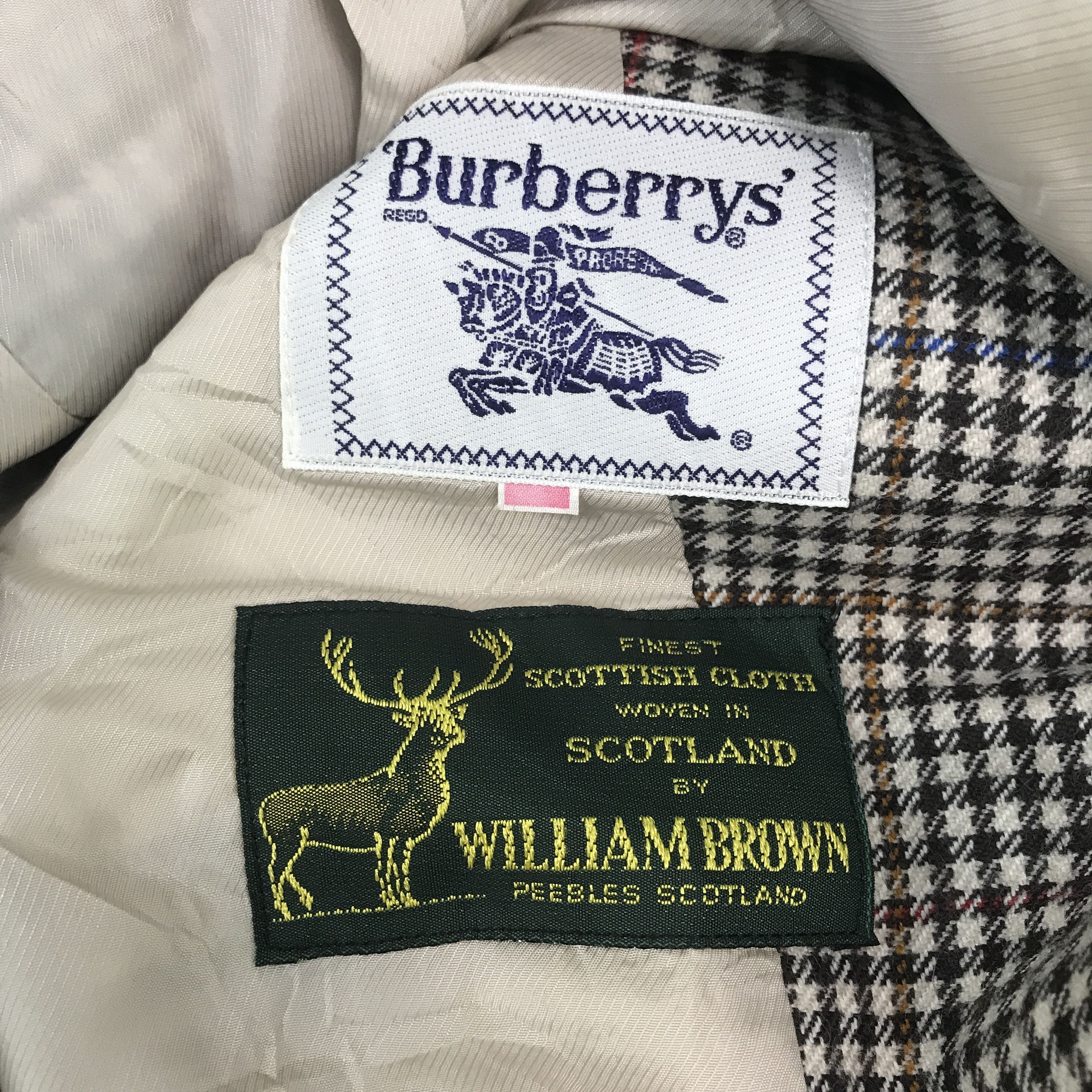 Burberry Rare Burberrys William Brown Blazer Coat Jacket Size US S / EU 44-46 / 1 - 9 Thumbnail