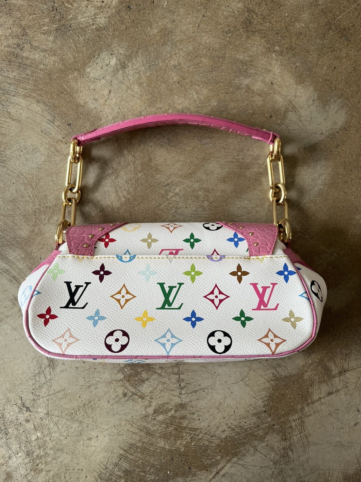 Louis Vuitton Louis Vuitton Pink Crocodie Marilyn Bag Size ONE SIZE - 2 Thumbnail