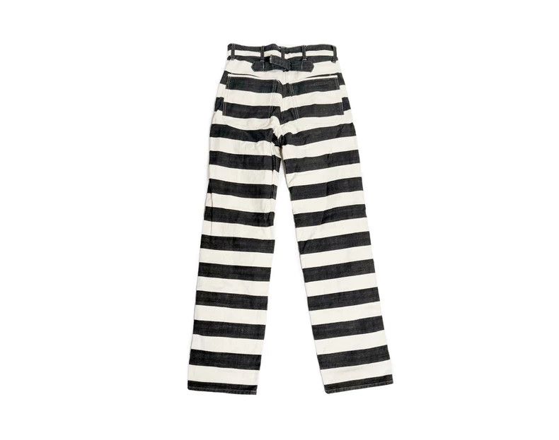 The Real McCoy's The Real McCoys SiseS Prisoner Trousers with Black and Whit Size US 31 - 2 Thumbnail