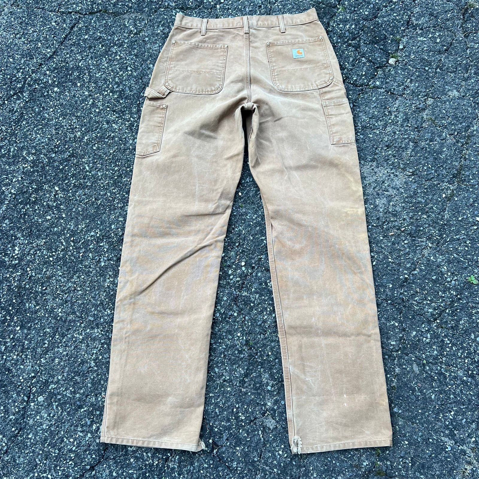 Carhartt × Vintage Vintage carhartt brown double knee work wear carpenter pants Size US 34 / EU 50 - 3 Thumbnail