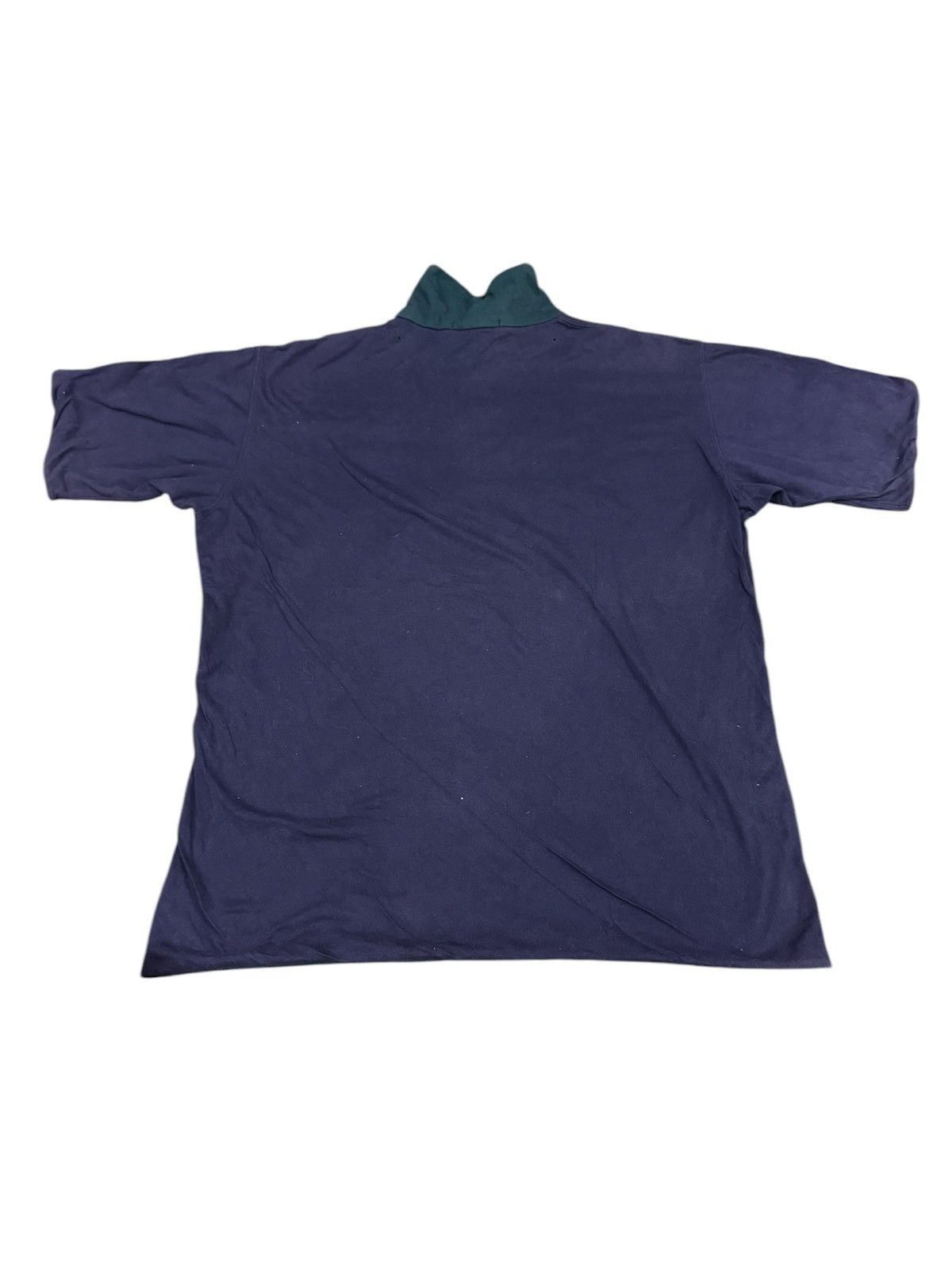 Homme Plisse Issey Miyake × Issey Miyake × Vintage Vintage Issey Miyake Polo Shirt Green Inside Size US L / EU 52-54 / 3 - 3 Thumbnail