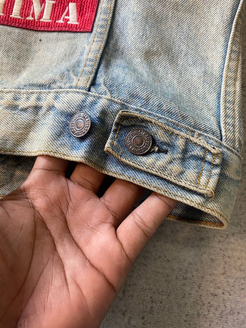 Levi's VTG 80s/90s Levi’s USA Denim Cut-Off Trucker Vest Distressed Size US M / EU 48-50 / 2 - 10 Thumbnail