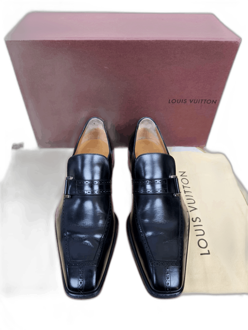 Louis Vuitton Louis Vuitton Men's Leather Dress Shoes -2505 | Grailed