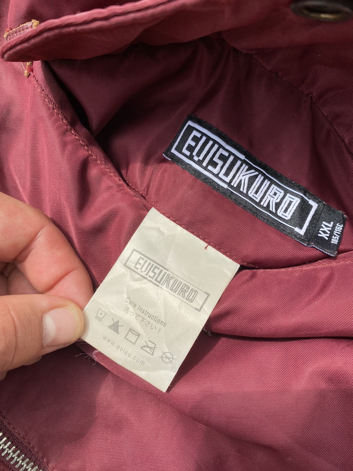 Evisu × Vintage 90S EVISU JAPANESE RARE TWO SIDE RETRO Y2K BOMBER Size US XXL / EU 58 / 5 - 11 Thumbnail