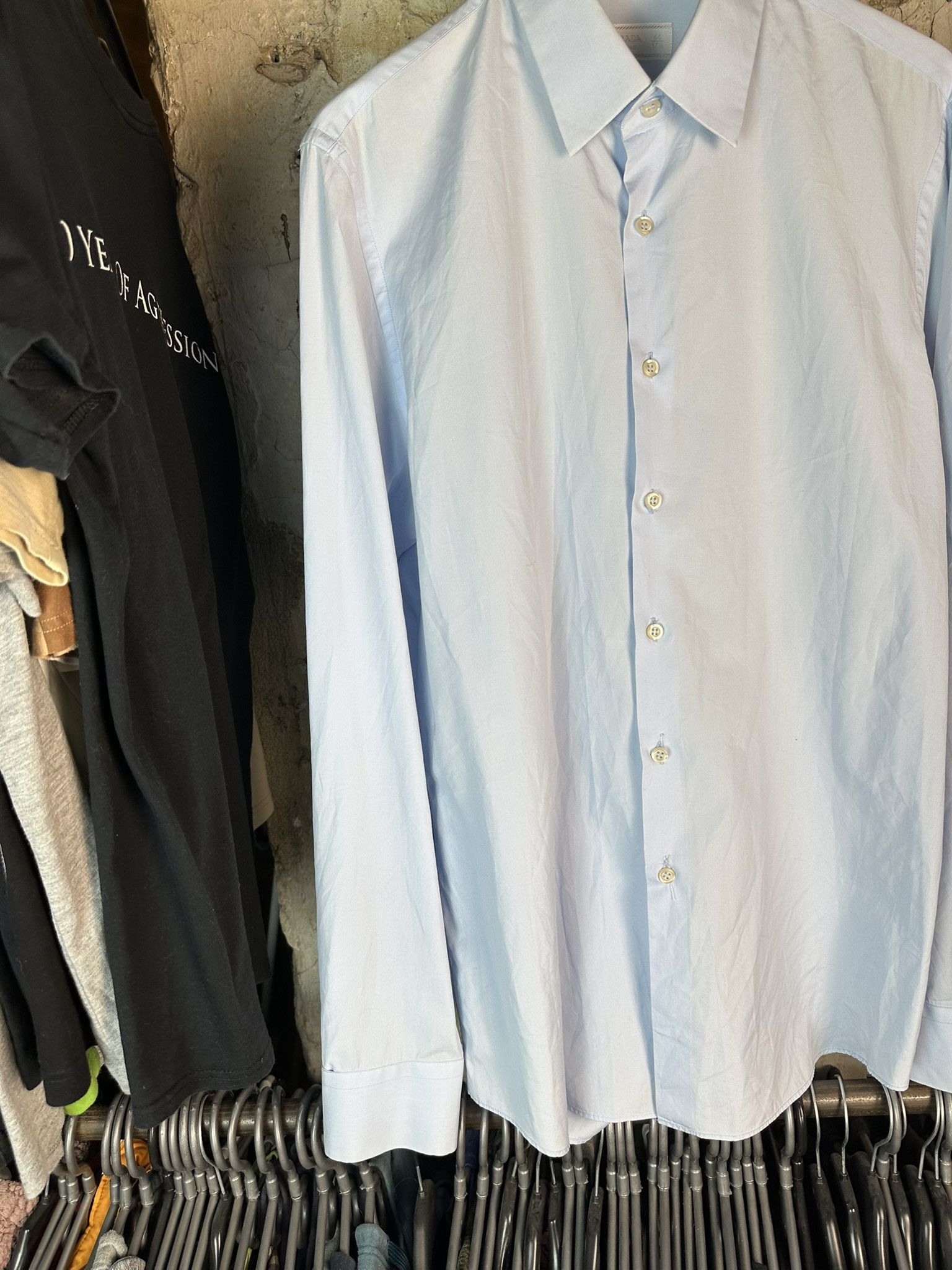 Prada Prada Button Up Elegant Oldmoney Shirt Size US M / EU 48-50 / 2 - 2 Thumbnail