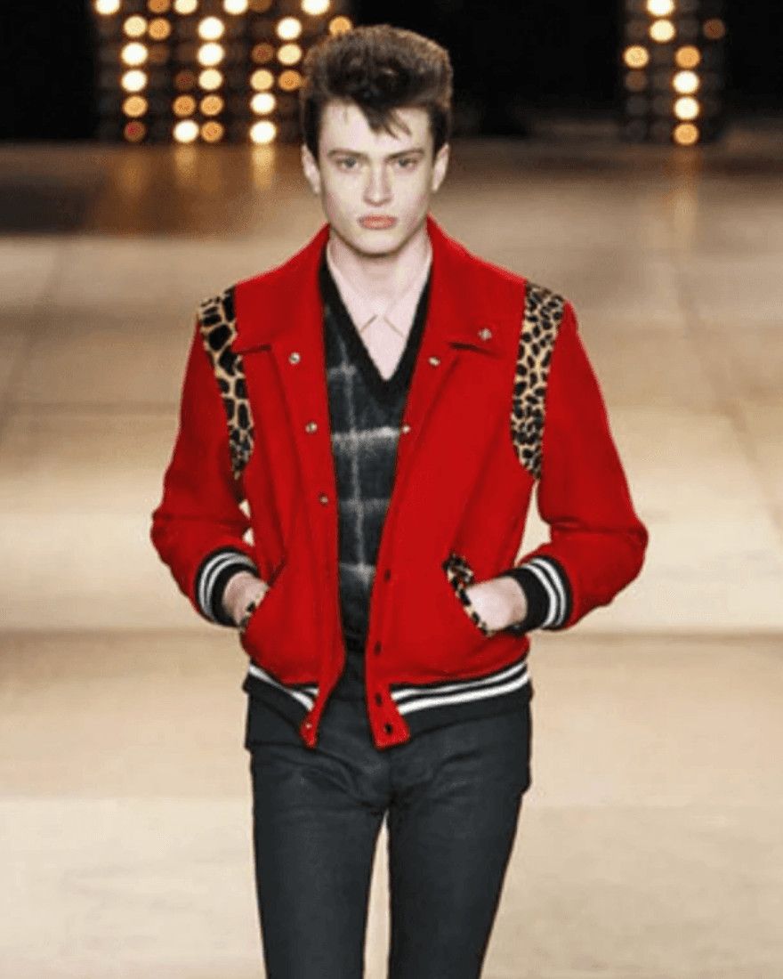 Saint Laurent Paris SS2014 Saint Laurent Cheetah Red Pony Hair Teddy Jacket Size US M / EU 48-50 / 2 - 2 Thumbnail