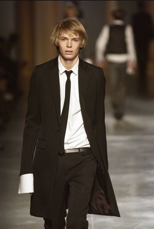 Hedi Slimane DIOR HOMME BY HEDI SLIMANE 02AW/FW RUNWAY UNEVENNESS SHIRT Size US S / EU 44-46 / 1 - 13 Thumbnail