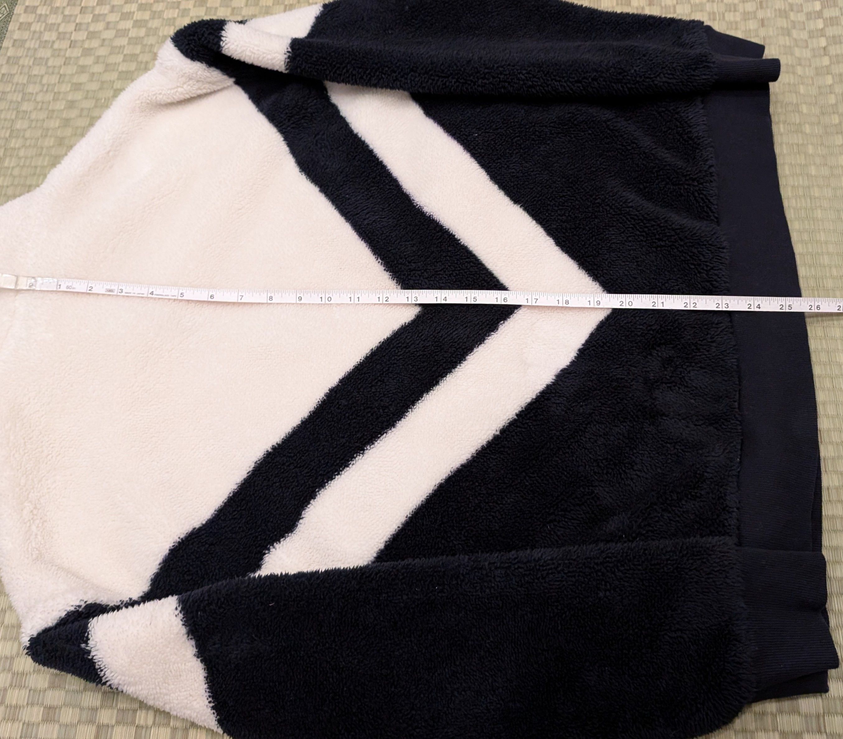 Faherty Faherty Ski Stripe High Pile Fleece Jacket Navy Size M / US 6-8 / IT 42-44 - 6 Thumbnail