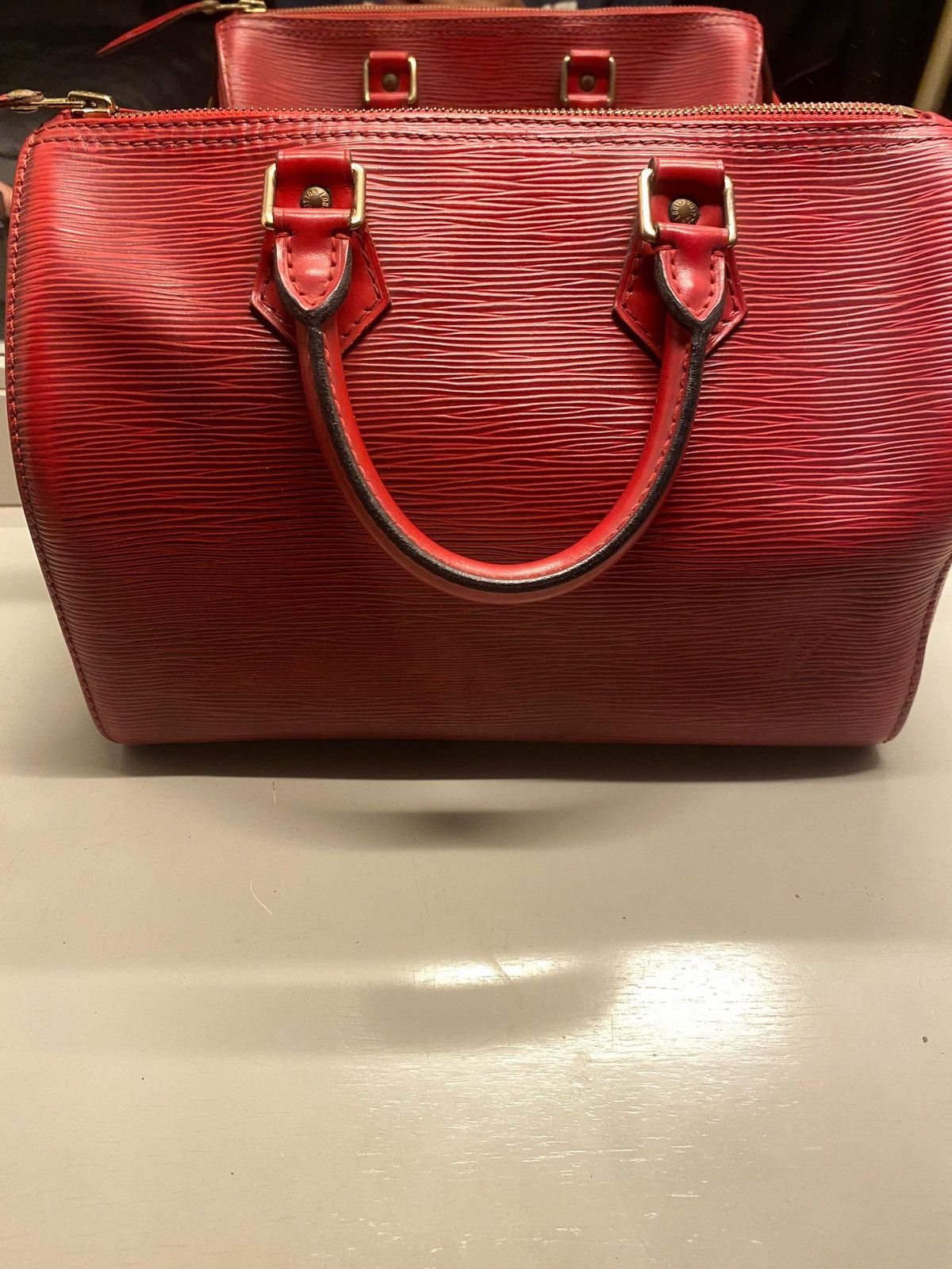 Louis Vuitton Louis Vuitton Epi Speedy Red Size ONE SIZE - 2 Thumbnail