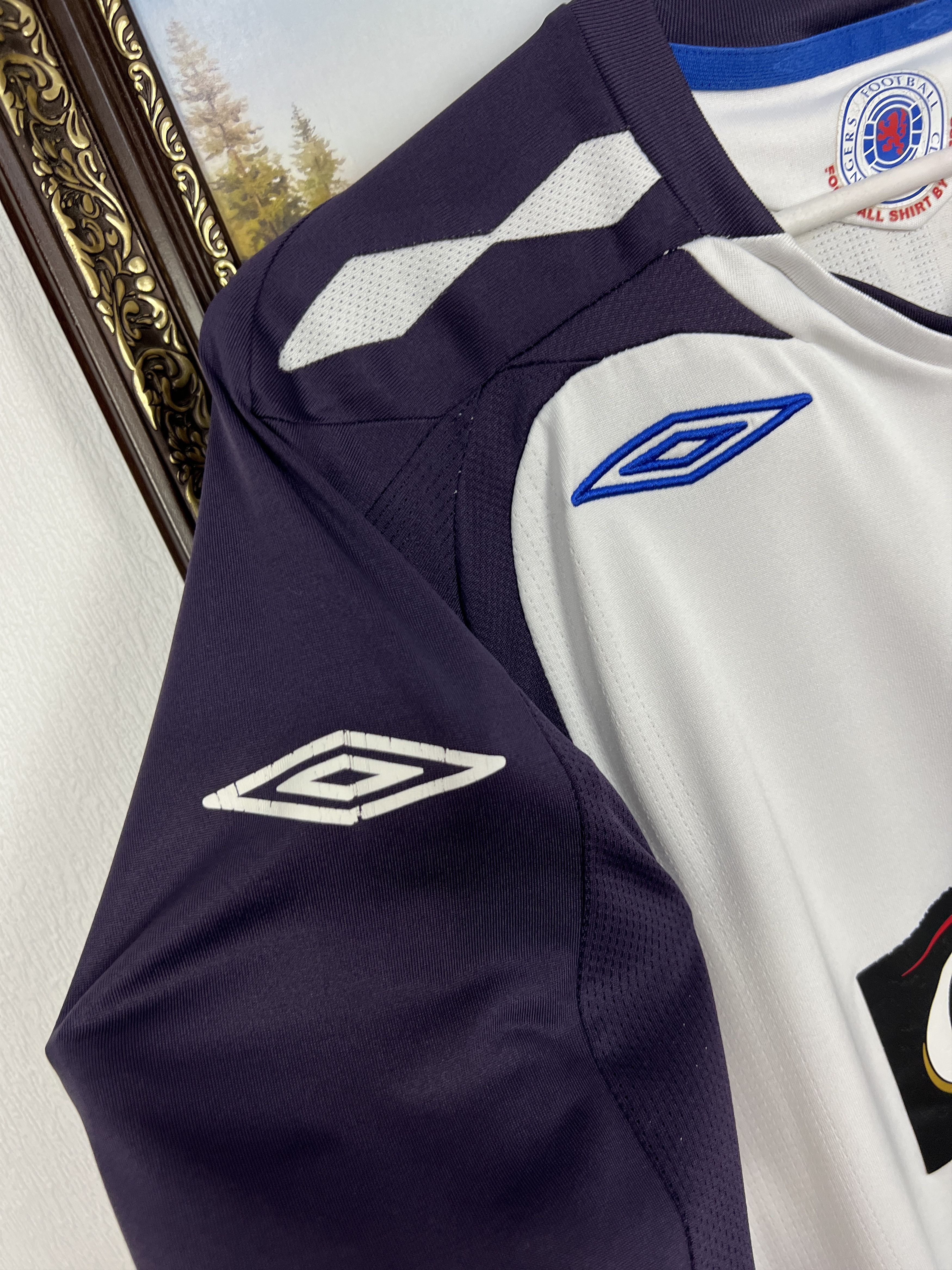 Umbro Rangers Away football shirt 2007 Soccer #11 McCulloch Umbro Size US M / EU 48-50 / 2 - 9 Thumbnail