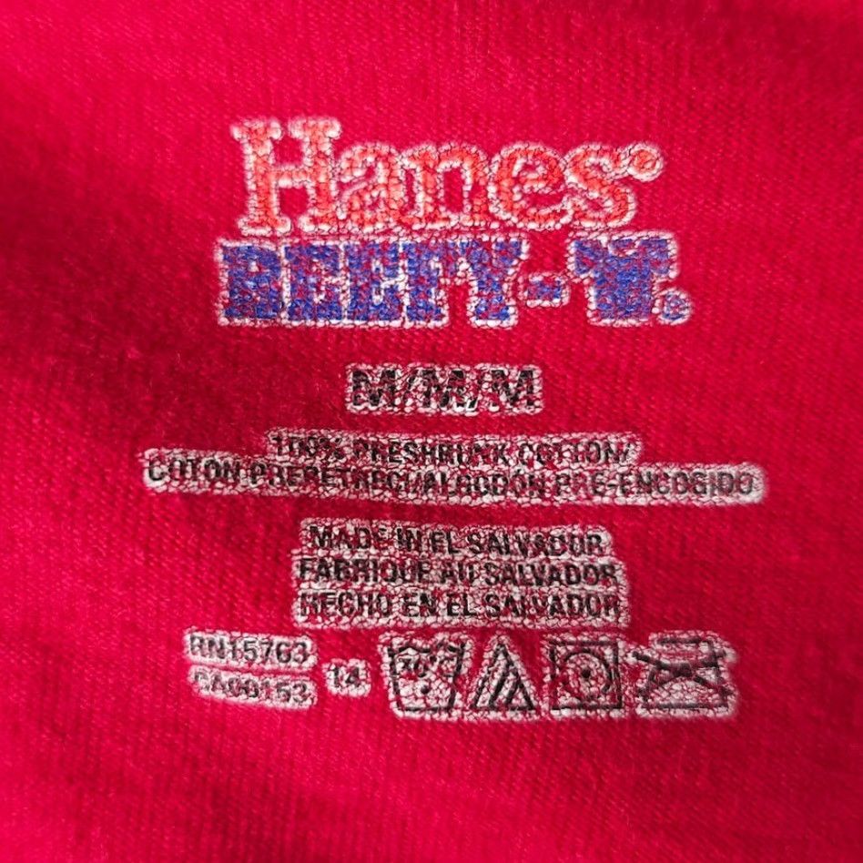 Hanes Hanes Surfer Crossing T Shirt Mens Medium Red North Shore Surf N Sea Hang Loose California Hawaii Surfing Y2K 2000s Size US M / EU 48-50 / 2 - 6 Thumbnail