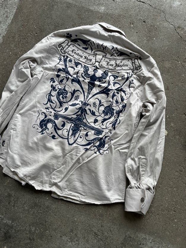 Fender Fender “Rock & Roll Religion” silver Y2K grunge tee Size US M / EU 48-50 / 2 - 9 Thumbnail