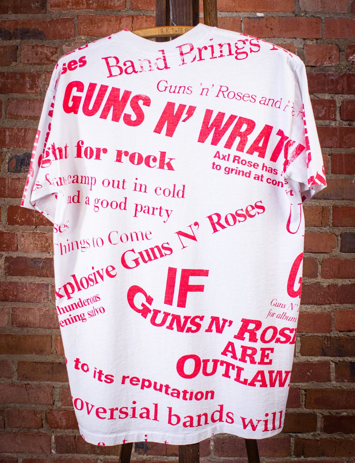 Band Tees × Vintage Vintage Guns n Roses Lies Concert T Shirt 1991 Size US L / EU 52-54 / 3 - 2 Thumbnail
