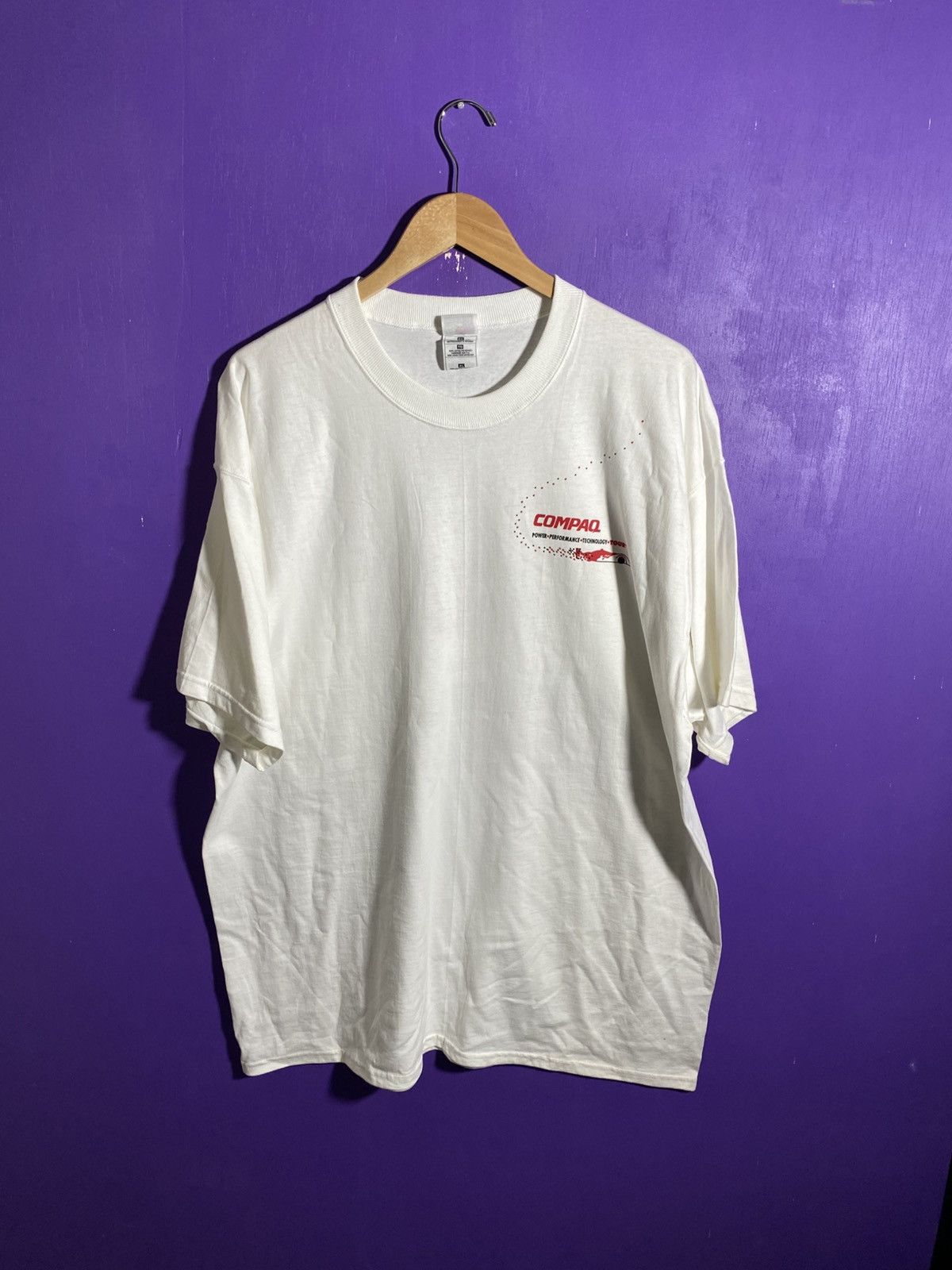Vintage Vintage 90s Microsoft Compaq tech t-shirt Size US XL / EU 56 / 4 - 1 Thumbnail
