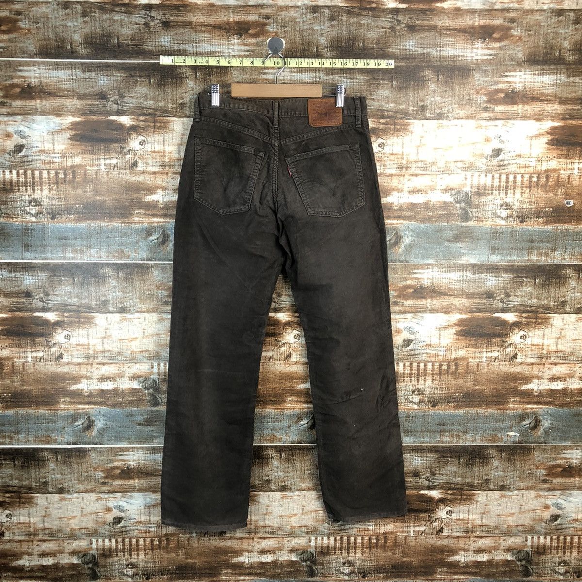 Levi's DLL Levis 702 Brown Corduroy cargo Pants #C012 Size US 31 - 12 Thumbnail
