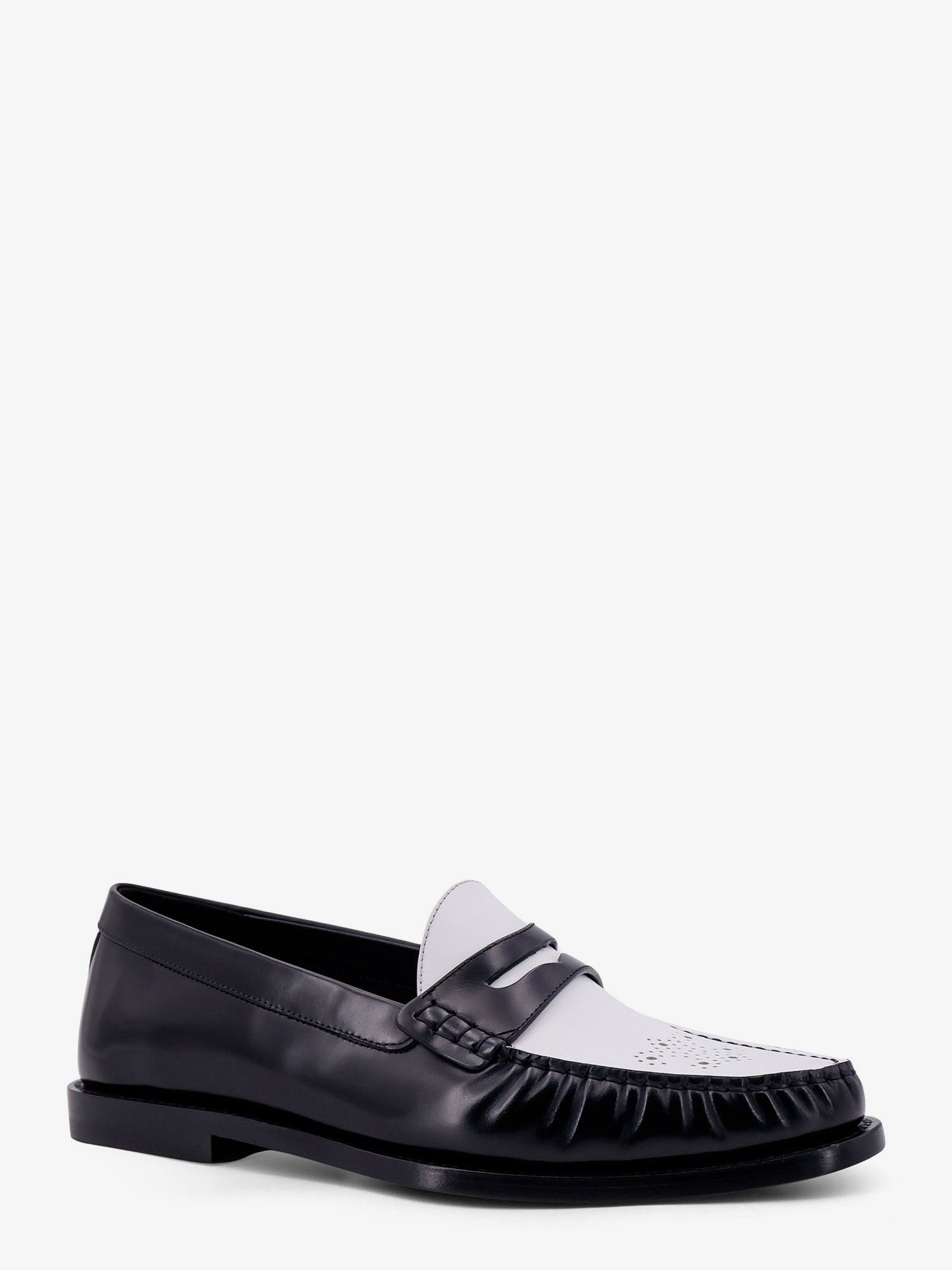Celine o1bcso1str0126 361083602C Vivienne Loafers Black/Optic White Size US 9 / EU 42 - 2 Thumbnail