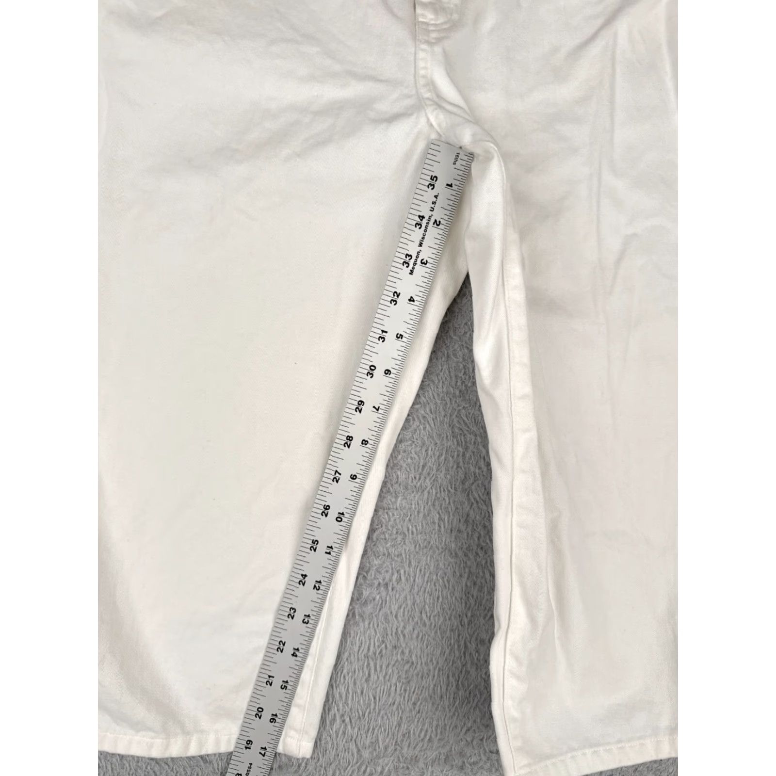 Ralph Lauren Lauren Ralph Lauren Jeans Women 8P White Denim Capri Crop 28 Size 30" / US 8 / IT 44 - 7 Thumbnail