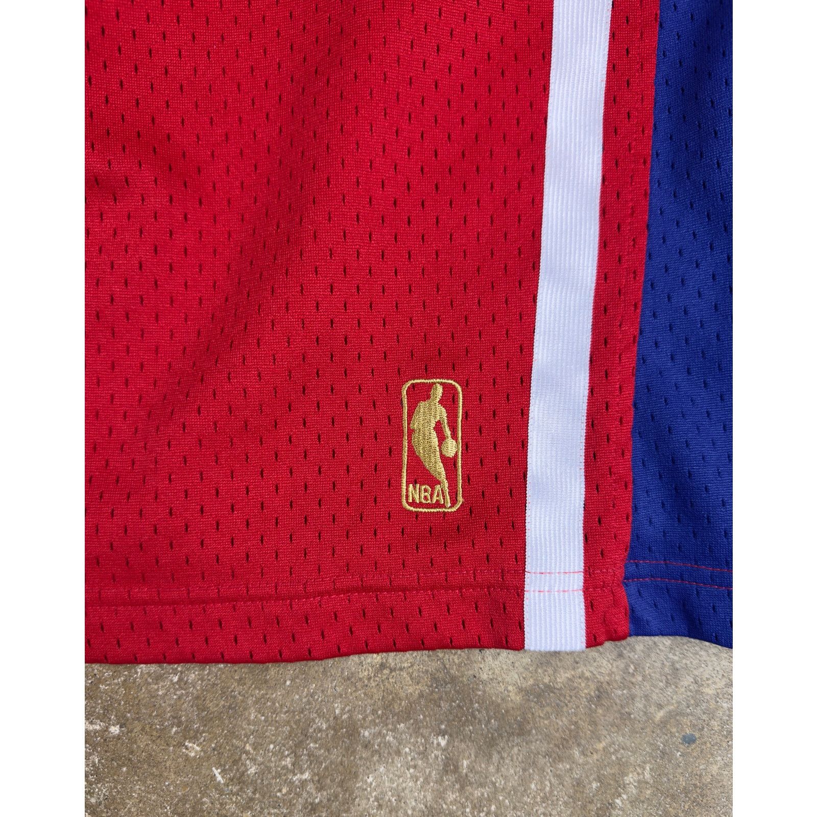 NBA Mitchell & Ness NBA 76ers Hardwood Classics Shorts 4XL Size US 41 - 4 Thumbnail