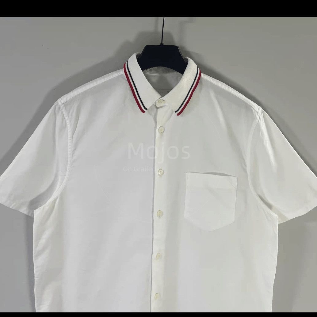 Prada Sz 42 Prada Polo Neck Shirt-2508 Size US L / EU 52-54 / 3 - 3 Thumbnail