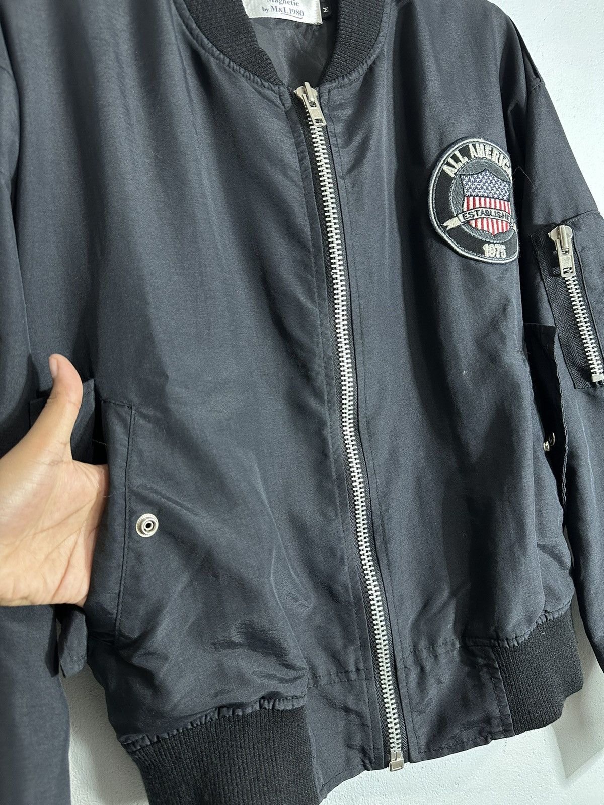 Beauty Beast 80s MAGNETIC by M&L ALL AMERICAN JACKET KMRII LGB STYLE Size US XL / EU 56 / 4 - 5 Thumbnail