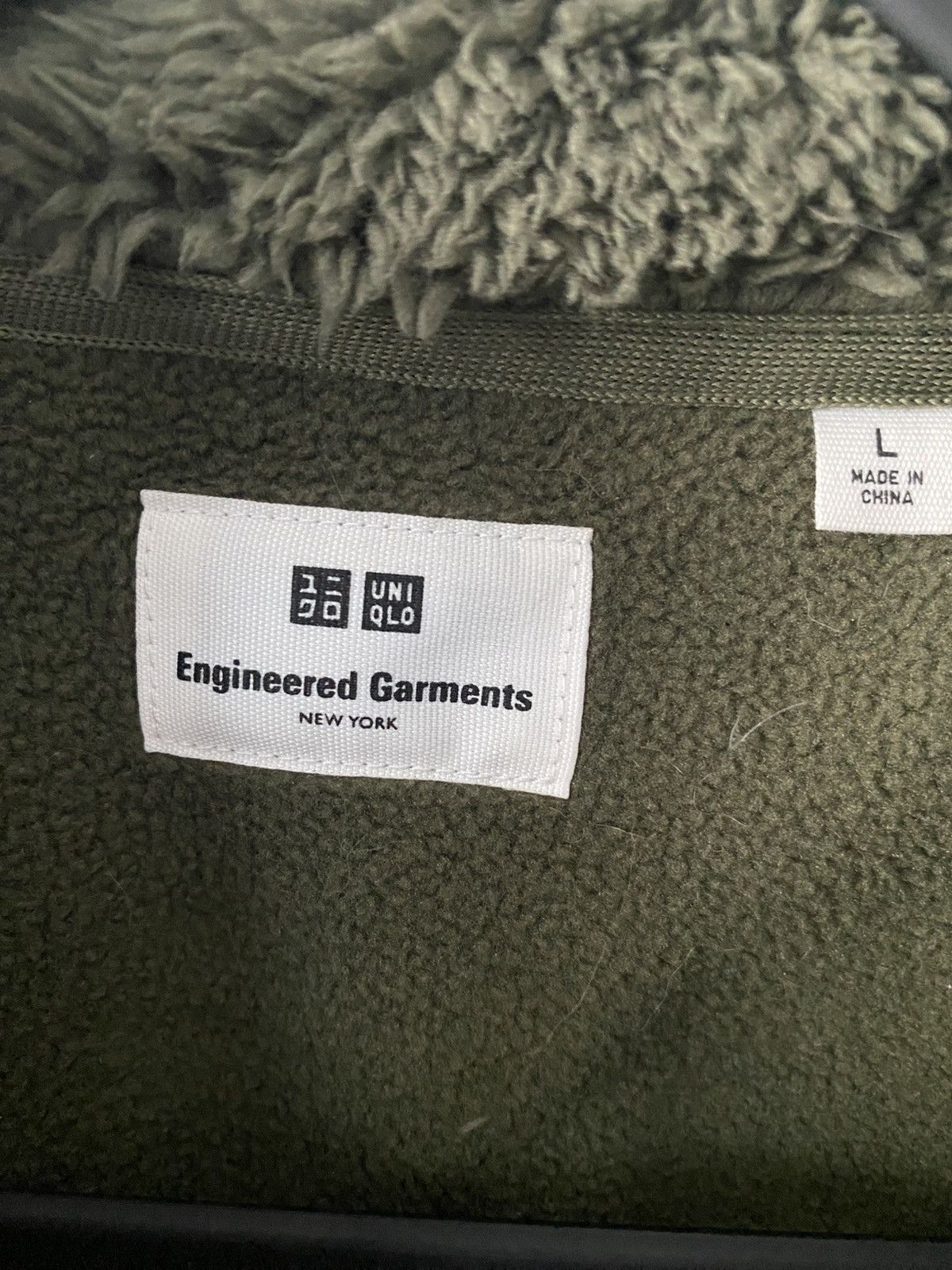 Engineered Garments × Uniqlo Engineered Garments Fleece Jacket Size US L / EU 52-54 / 3 - 6 Thumbnail