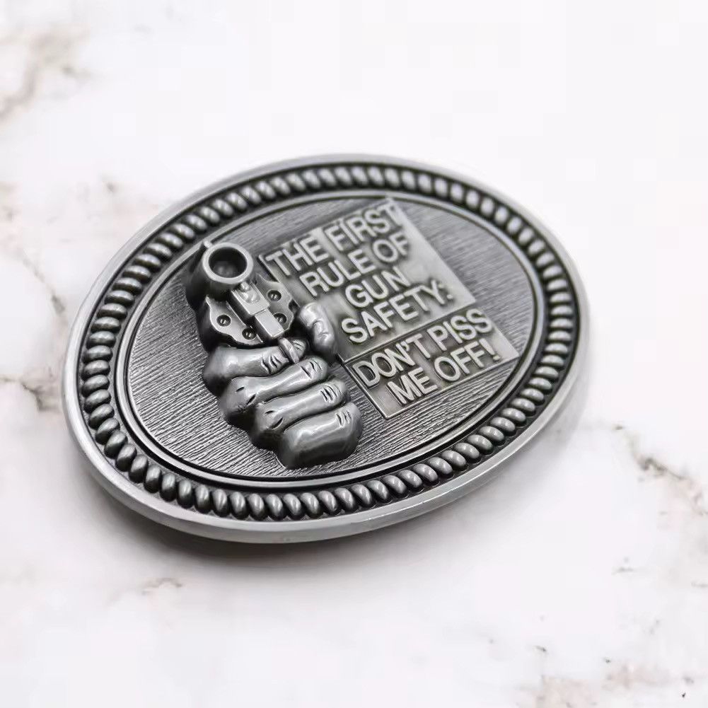 Japanese Brand × Vintage Wastern Cowboy Safety Gun belt buckle ( no belt ) Size ONE SIZE - 3 Thumbnail