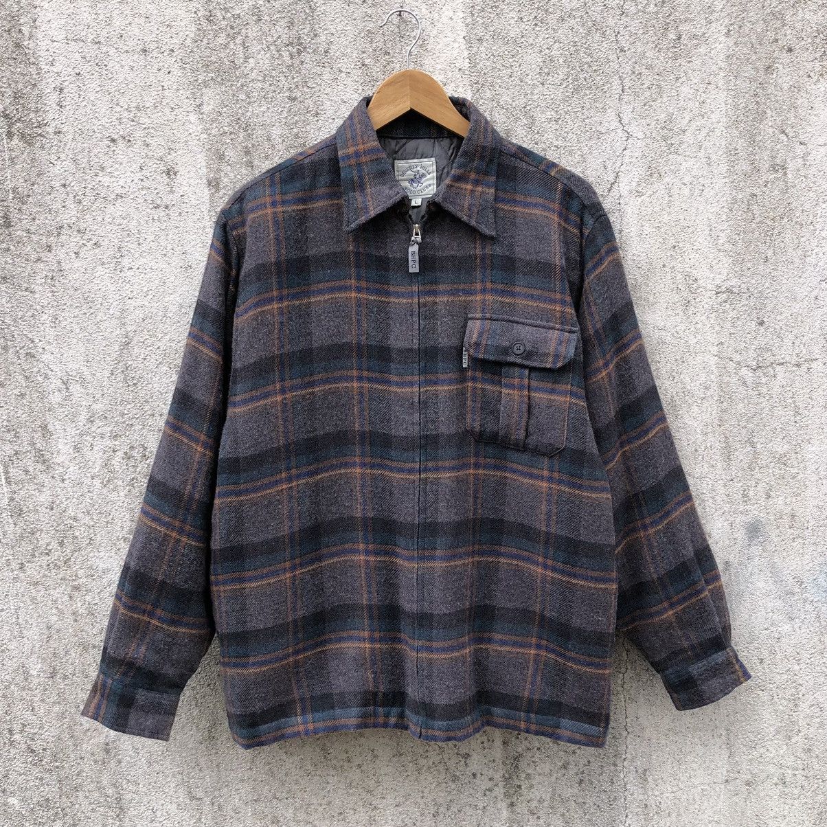 Beverly Hills Polo Club Beverly Hills Polo Club Flanel Lined Quilted Checked Jacket Size US L / EU 52-54 / 3 - 3 Thumbnail