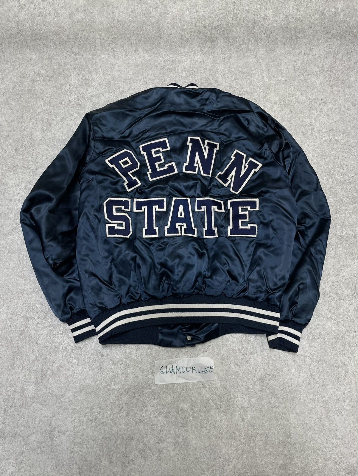 Chalk Line × Russell Athletic Penn State Nitty Lions Vintage 80s Chalk Line Bomber Jacket Size US M / EU 48-50 / 2 - 1 Thumbnail