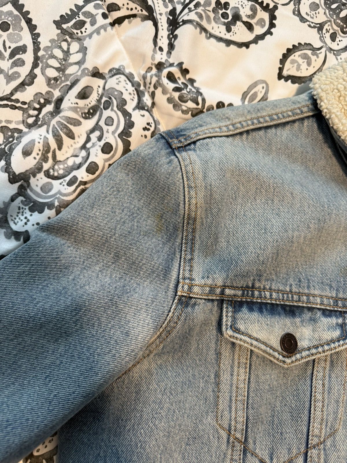 Levi's Levi’s Sherpa Denim Jacket Size US L / EU 52-54 / 3 - 5 Thumbnail