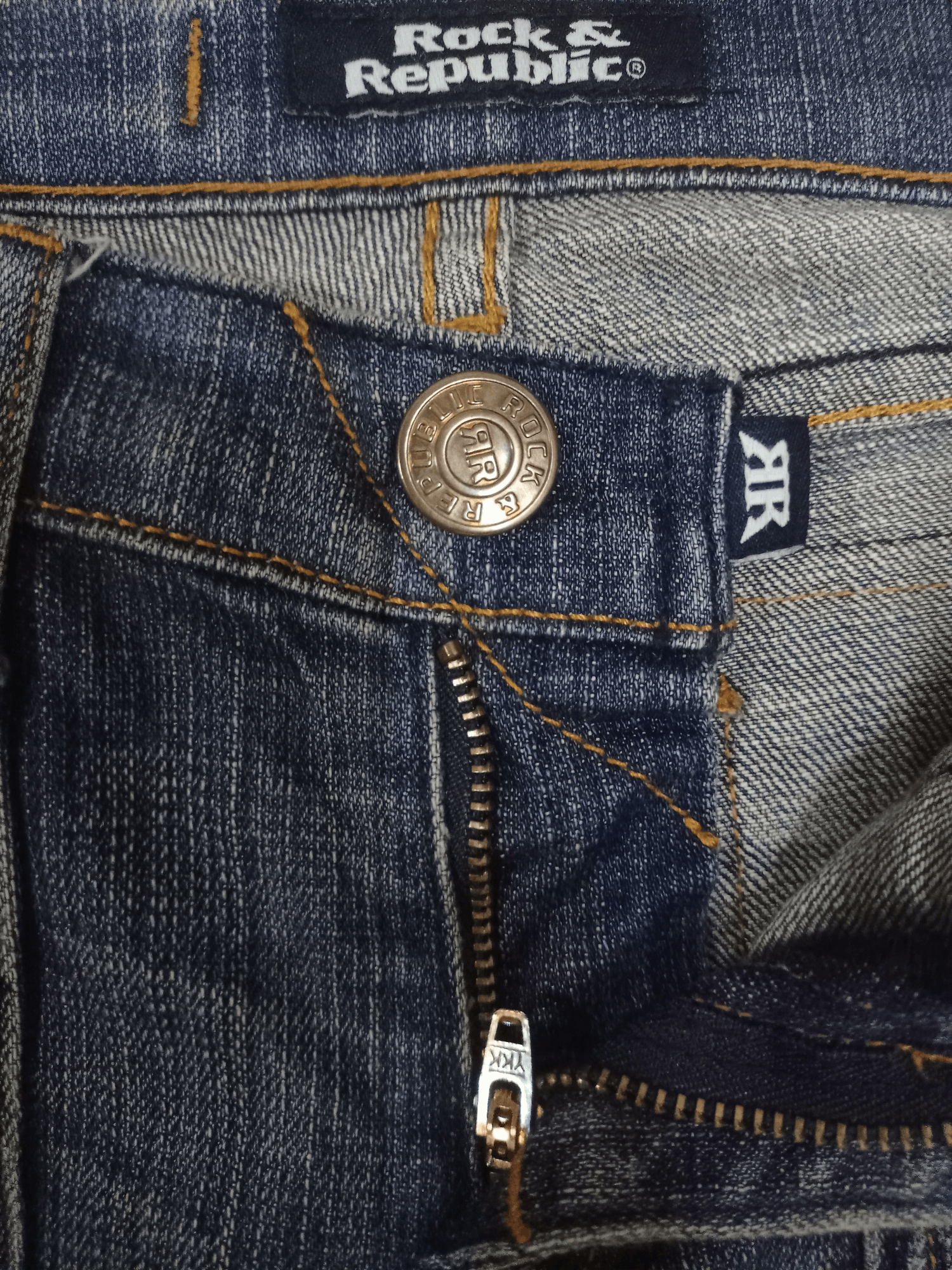 Rock & Republic Vintage Rock & Republic Blue Wash Flare Jeans Size 29" - 3 Thumbnail