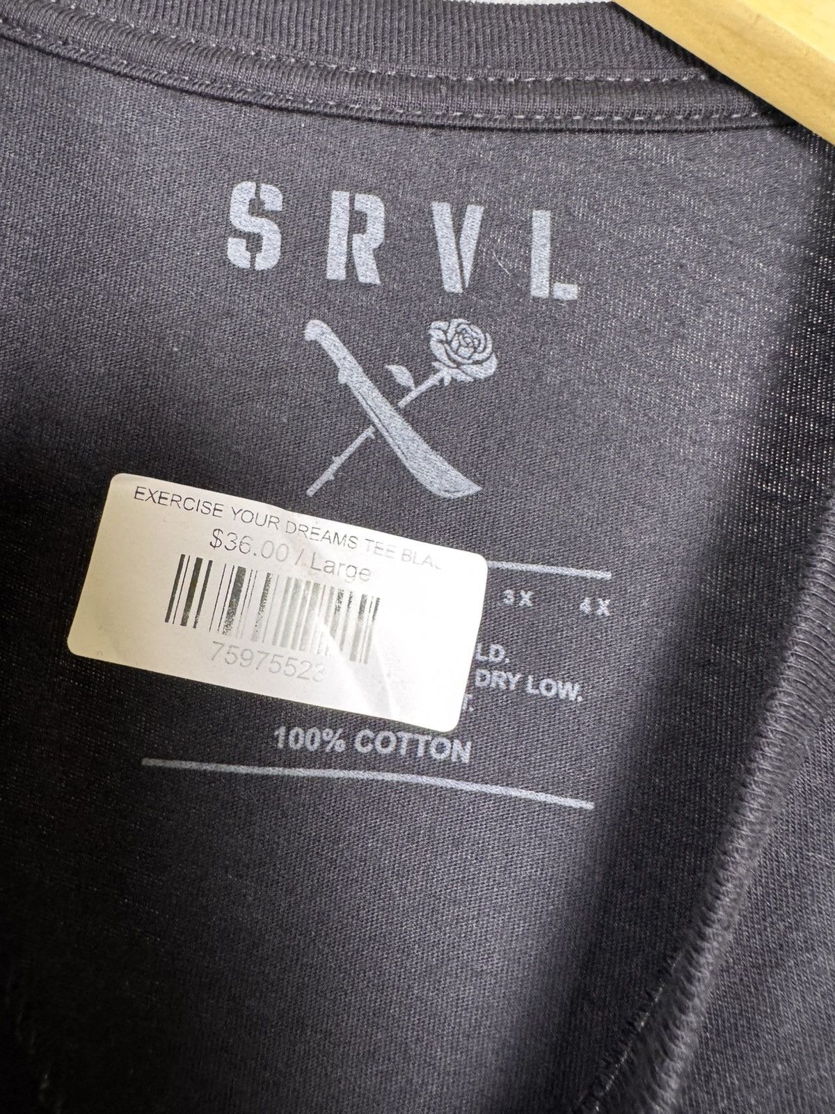 Other SRVL Black Graphic T Shirt Size Large Brand New Size US L / EU 52-54 / 3 - 4 Thumbnail