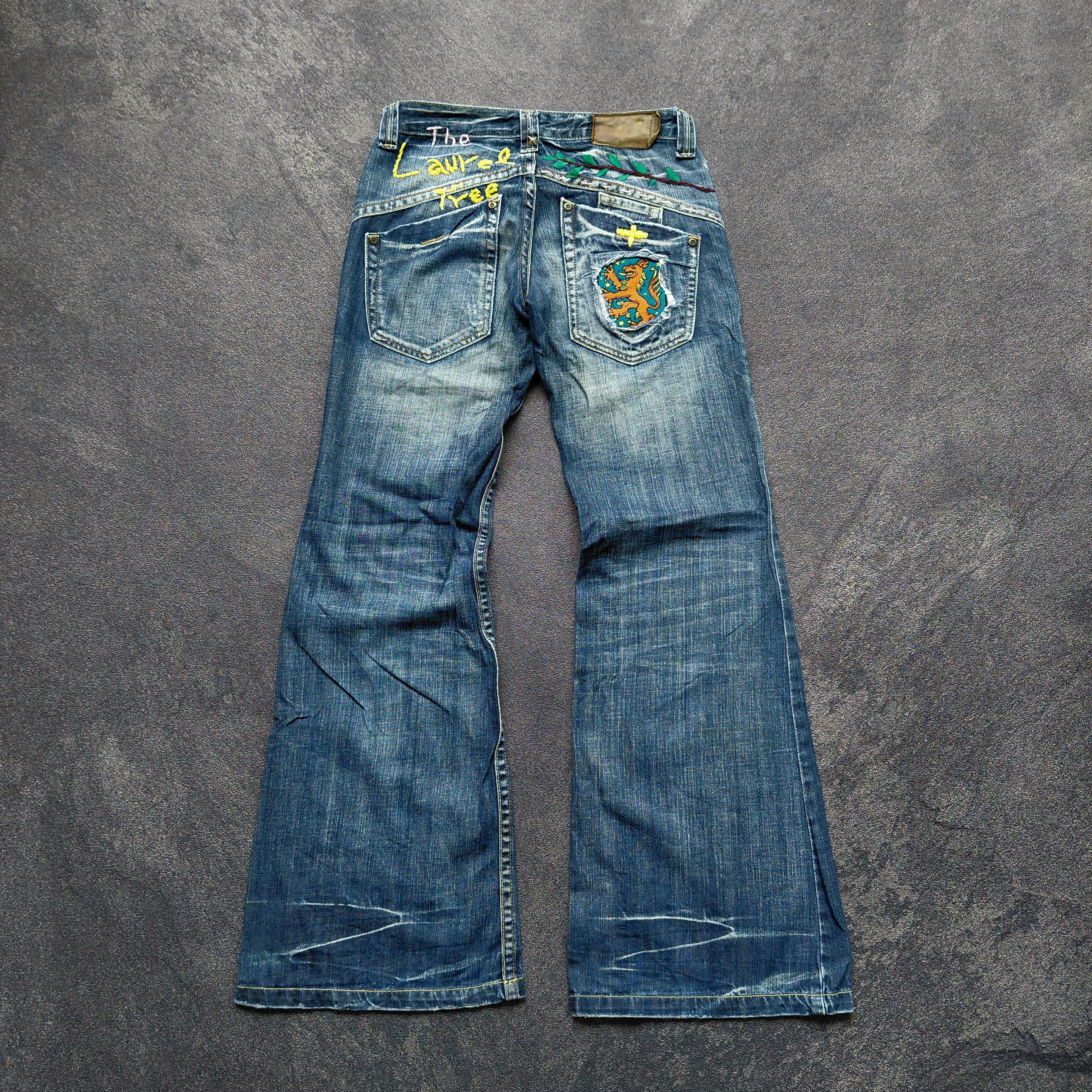 Tornado Mart Vintage Y2K Drive Jeans Flare Pants Size US 29 - 1 Thumbnail