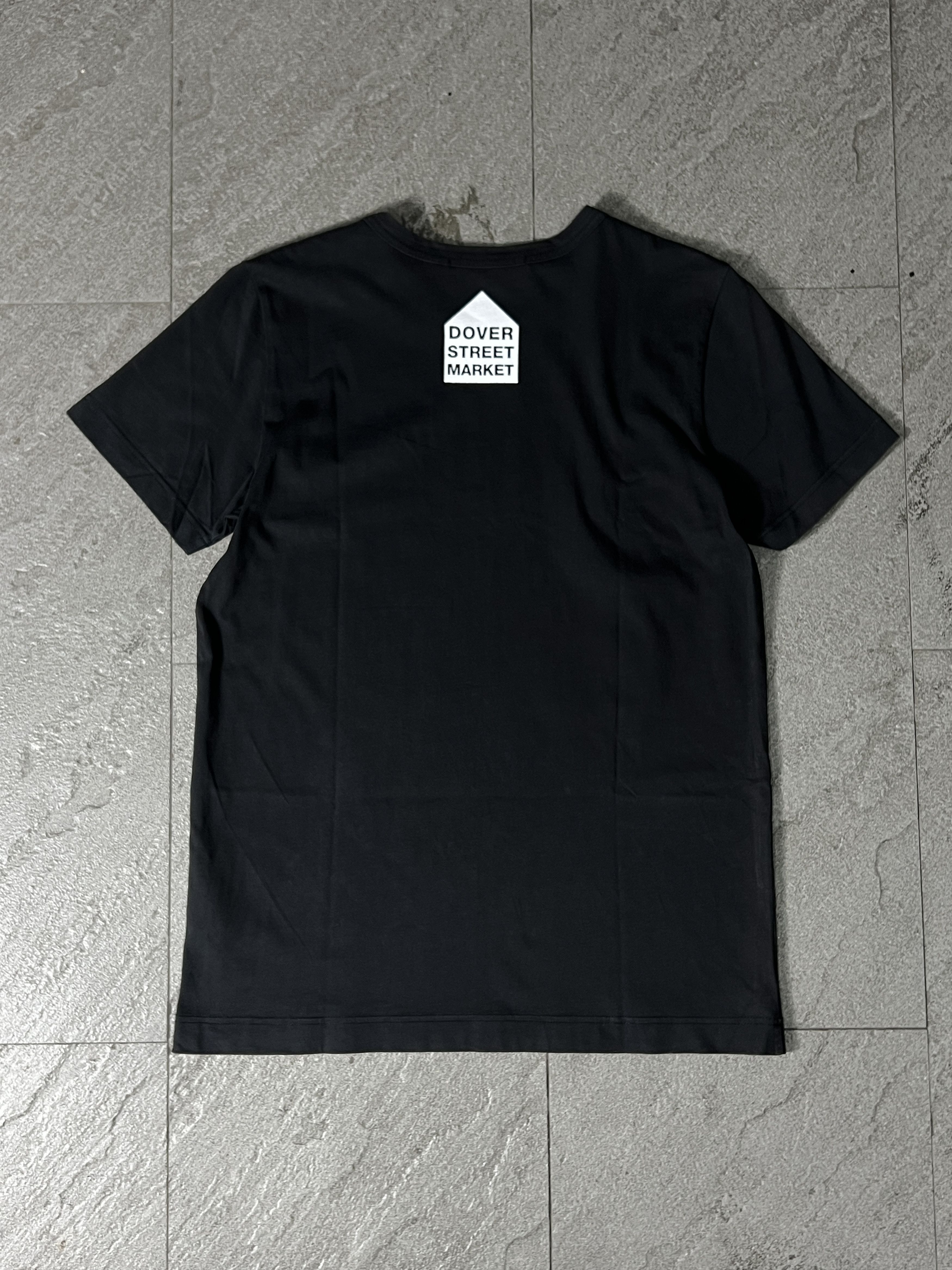 Chrome Hearts × Comme des Garcons × Dover Street Market Chrome Hearts x CDG X DSM Logo Tee Black Size M Size US M / EU 48-50 / 2 - 2 Thumbnail