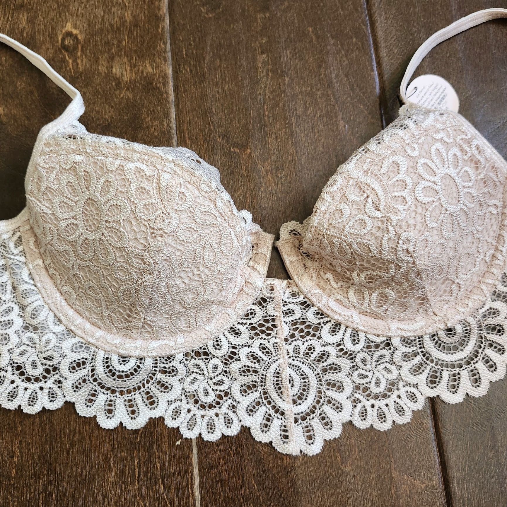 Forever 21 Forever 21 Bra - Bralette - Dusty Pink - S - NWT - Women - Nylon Spandex - Solid - Lightweight Lingerie Size ONE SIZE - 4 Thumbnail