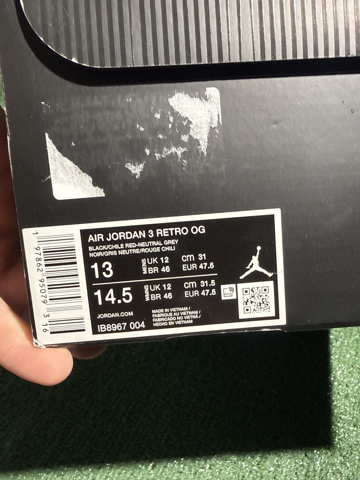 Jordan Brand Jordan 3 rare air size 13 Size US 13 / EU 46 - 7 Thumbnail