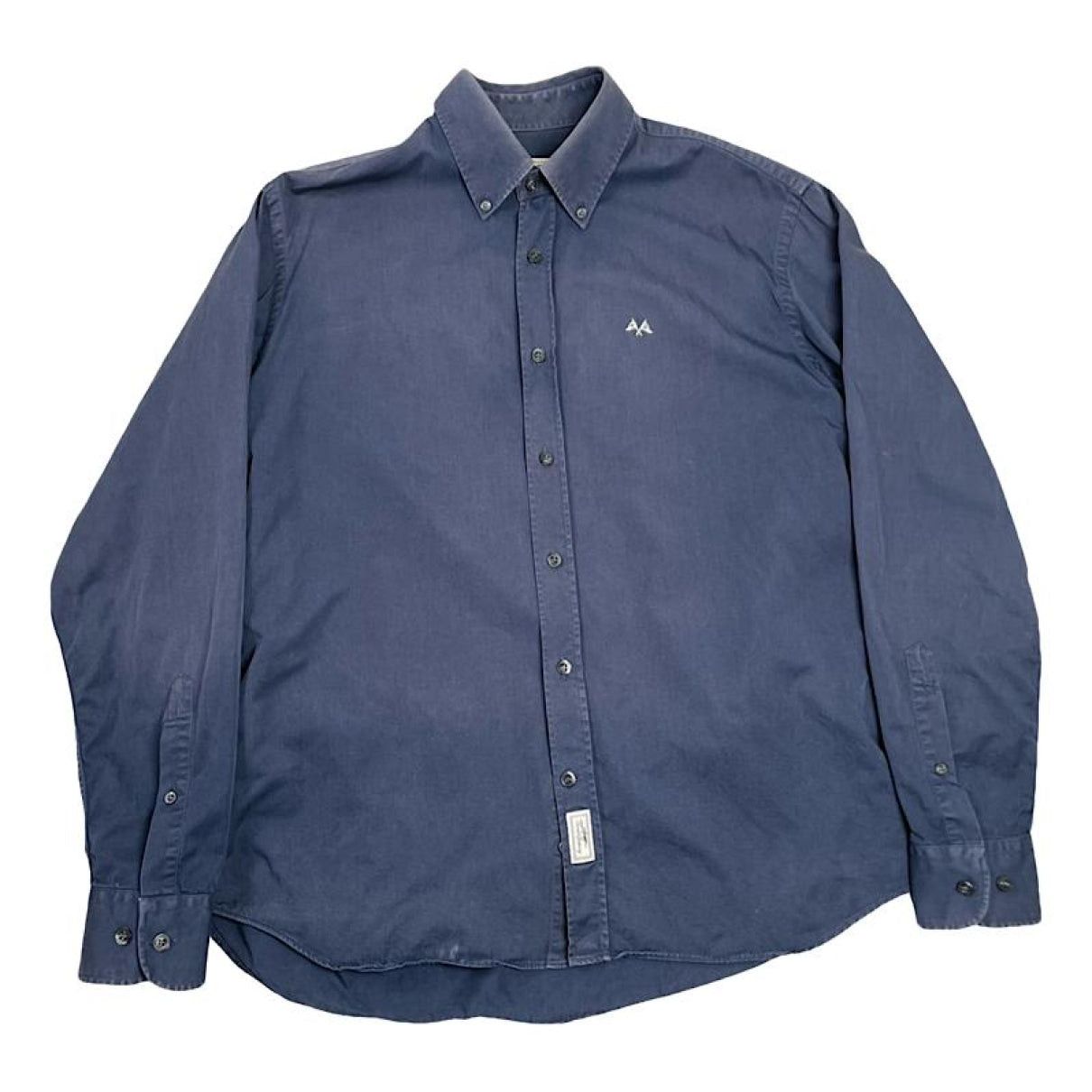 Burberry Navy Cotton Shirt Size L / US 10 / IT 46 - 1 Thumbnail
