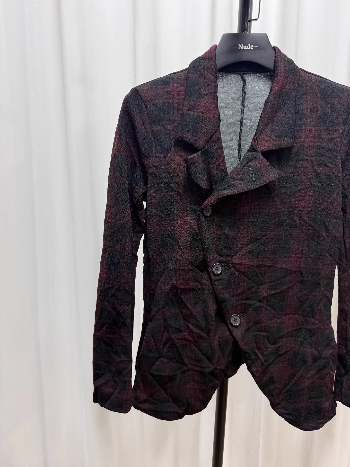 Y's Y's Red & Black Plaid Set K20 Size US M / EU 48-50 / 2 - 3 Thumbnail