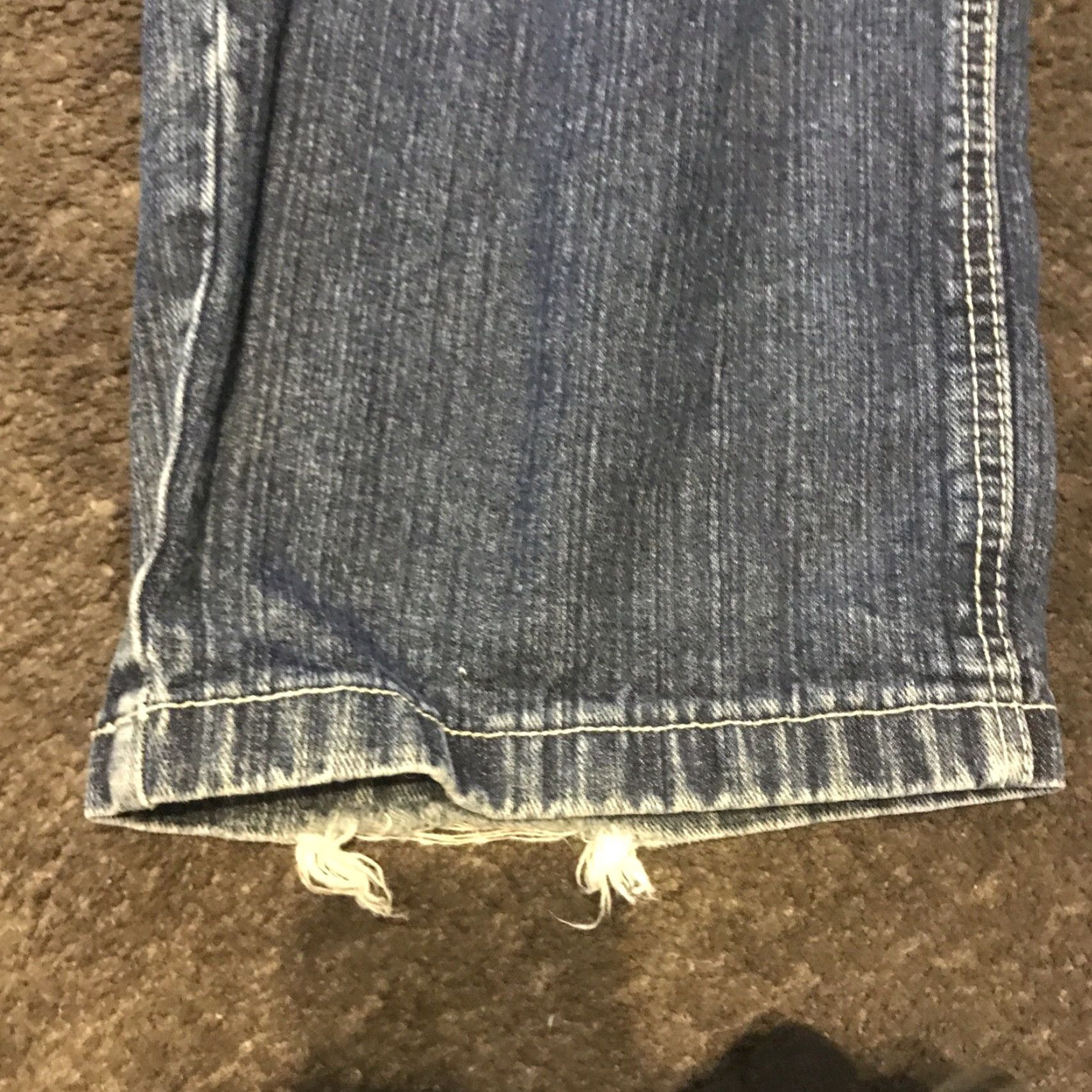 Southpole Southpole Jeans Baggy Wide-Leg Blue Mens RN82628 Size 34 Denim 5-Pocket Baggy Hip Hop Skater Vintage Regular Rise High 31 In Inseam Cotton Dark Wash Size US 34 / EU 50 - 2 Thumbnail